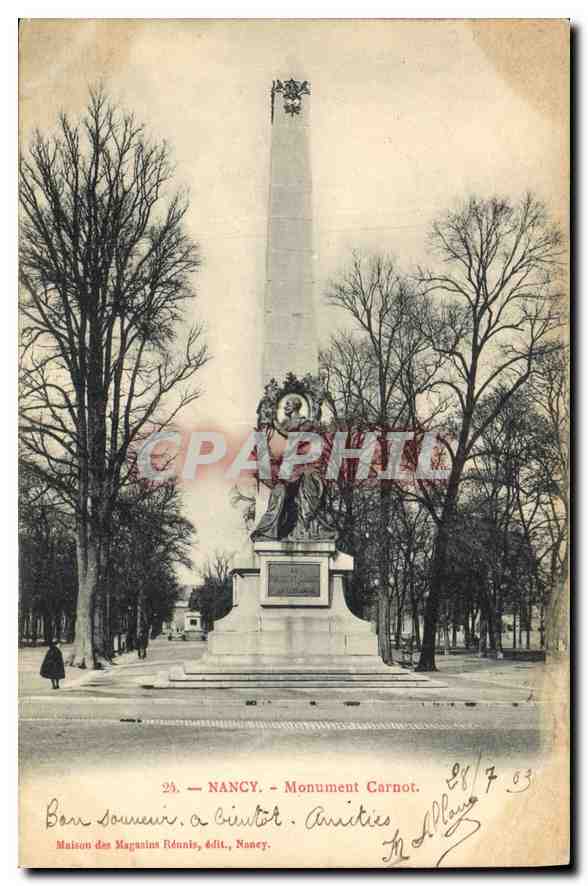 NANCY — Monument Carnot — Maison des Magasins Rénnis, édit., n°23