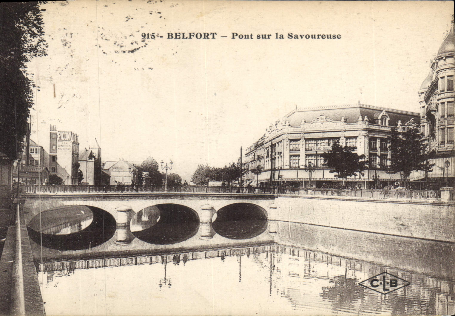 CPA Belfort Pont sur la Savoureuse 