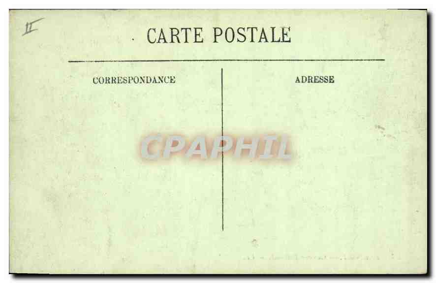 CPA Belfort Caserne Bechaud Militaria — Rückseite