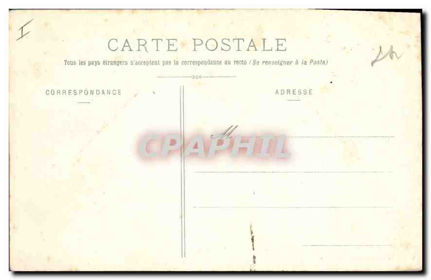 CPA Belfort L'Hotel de Ville  — Verso