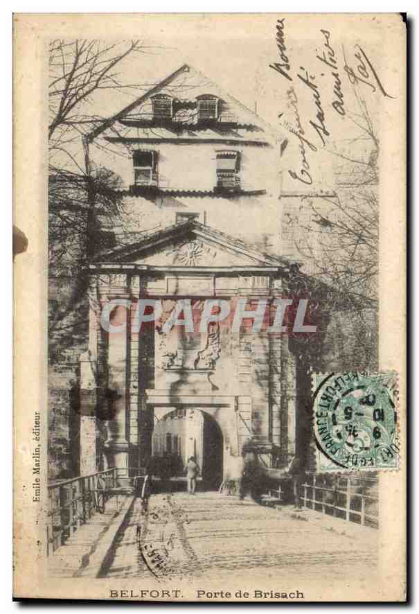 Belfort — Porte de Brisach — Émile Marlin, éditeur