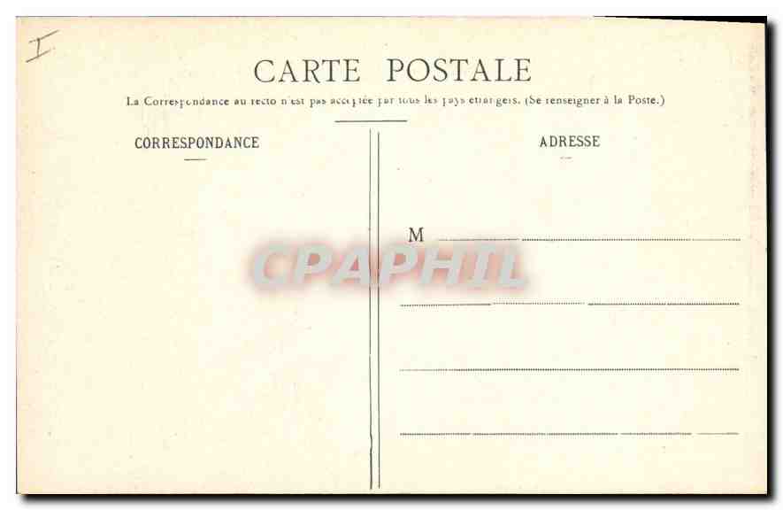 CPA Belfort La Porte de Brisach  — Rückseite