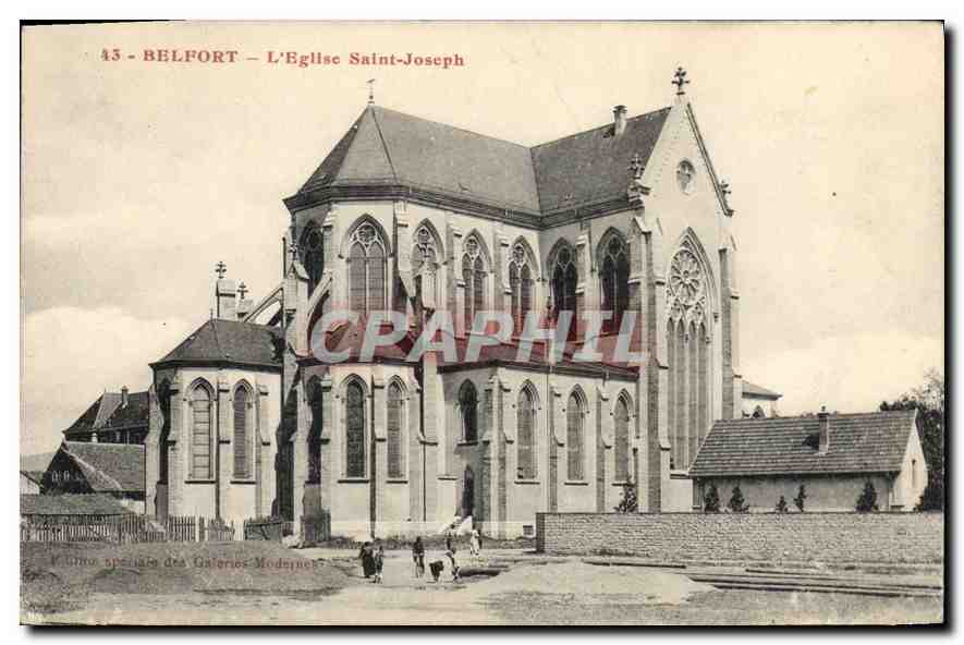 CPA Belfort L'Eglise Saint Joseph 