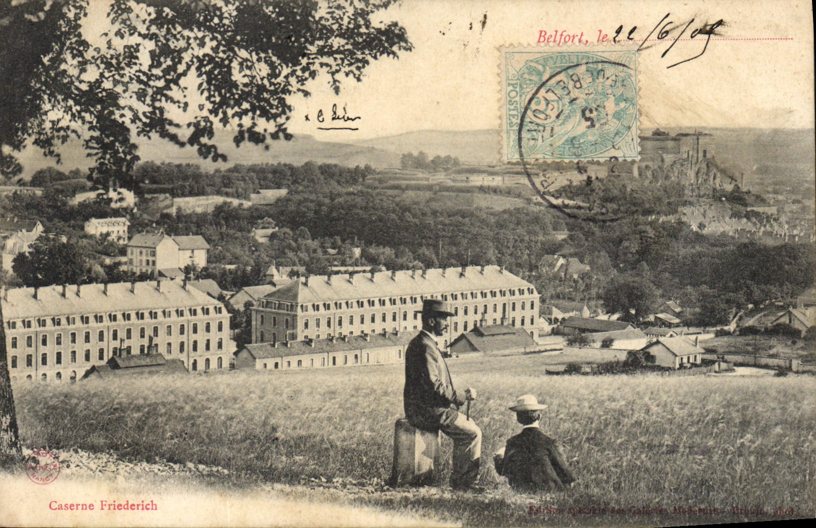 CPA Belfort Caserne Friedrich Militaria