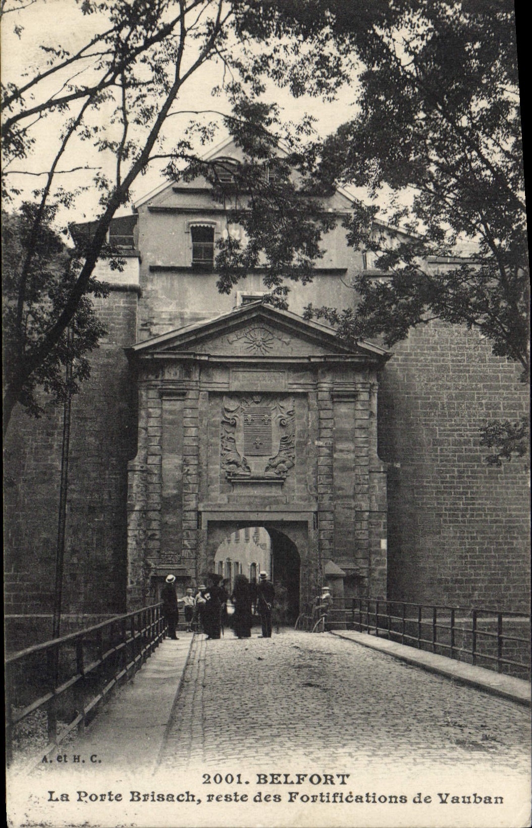 CPA Belfort La Porte Brisach reste des Fortifications de Vauban 
