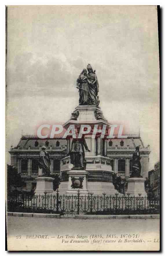 Helfort — Les Trois Sièges (1814, 1815, 1870-71) — œuvre de Bartholdi — LL