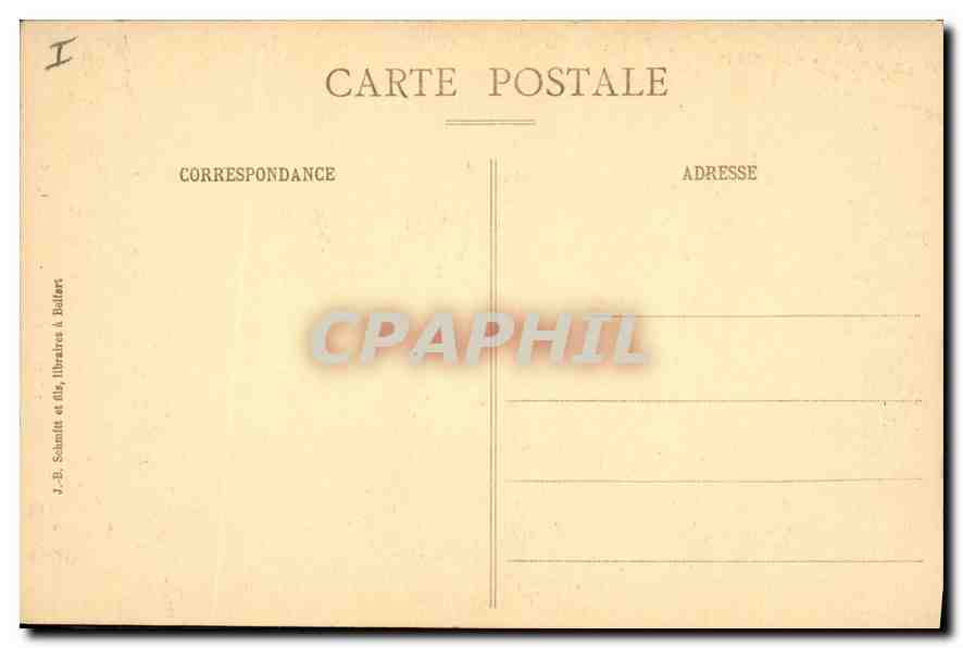 CPA Belfort Porte de Brisach  — Rückseite