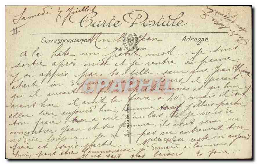 CPA Belfort Vue generale  — Verso