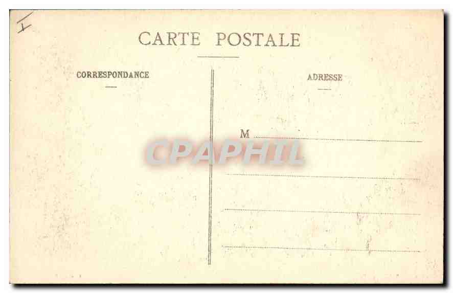 CPA Belfort Le Chateau et le Lion  — Verso