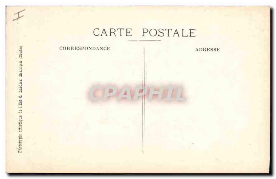 CPA Belfort Eglise St Christophe  — Rückseite