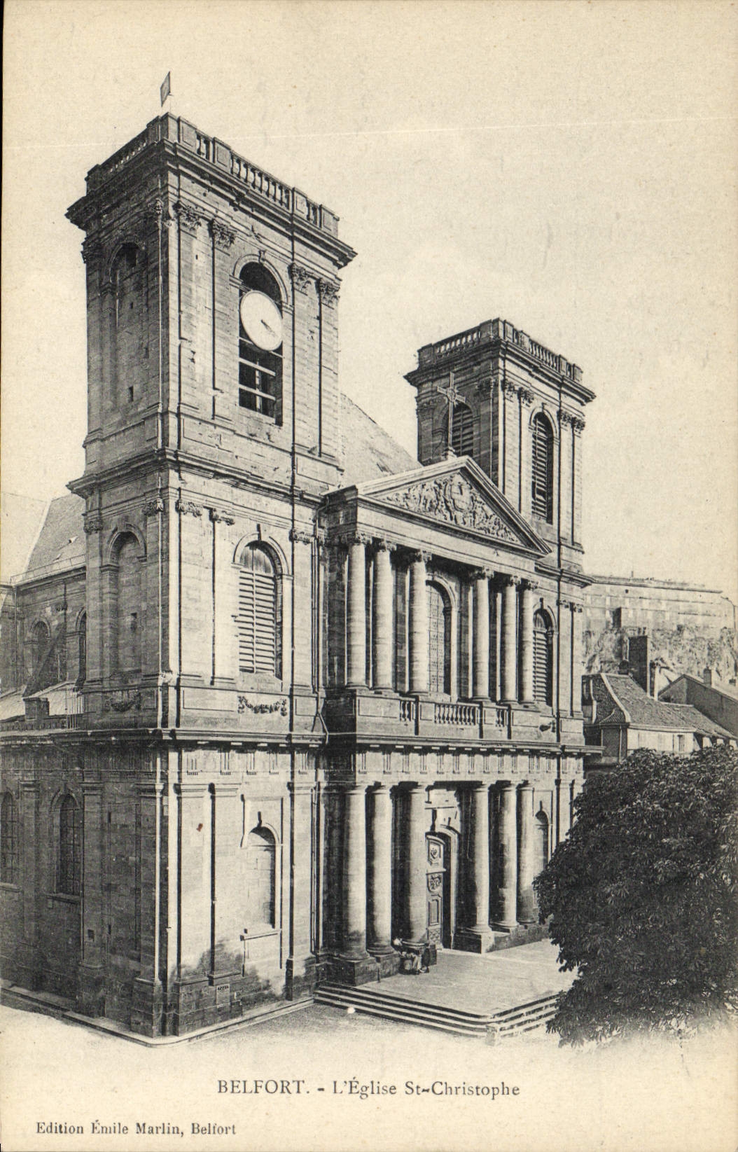 CPA Belfort L'Eglise St Christophe 