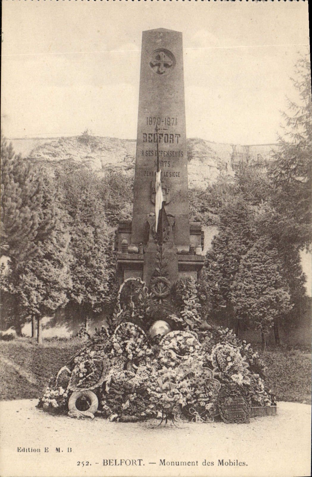CPA Belfort Monument des Mobiles 
