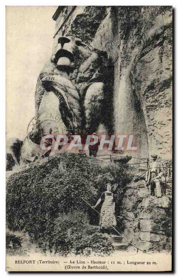 CPA Belfort Territoire Le Lion 