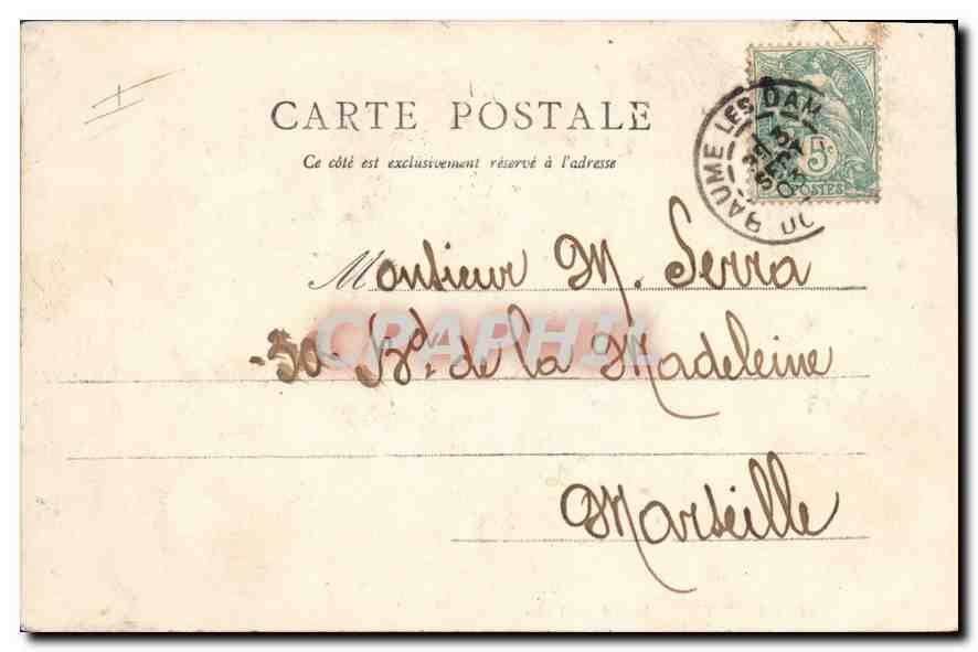 CPA Belfort Le Lion de Bartholdi  — Verso