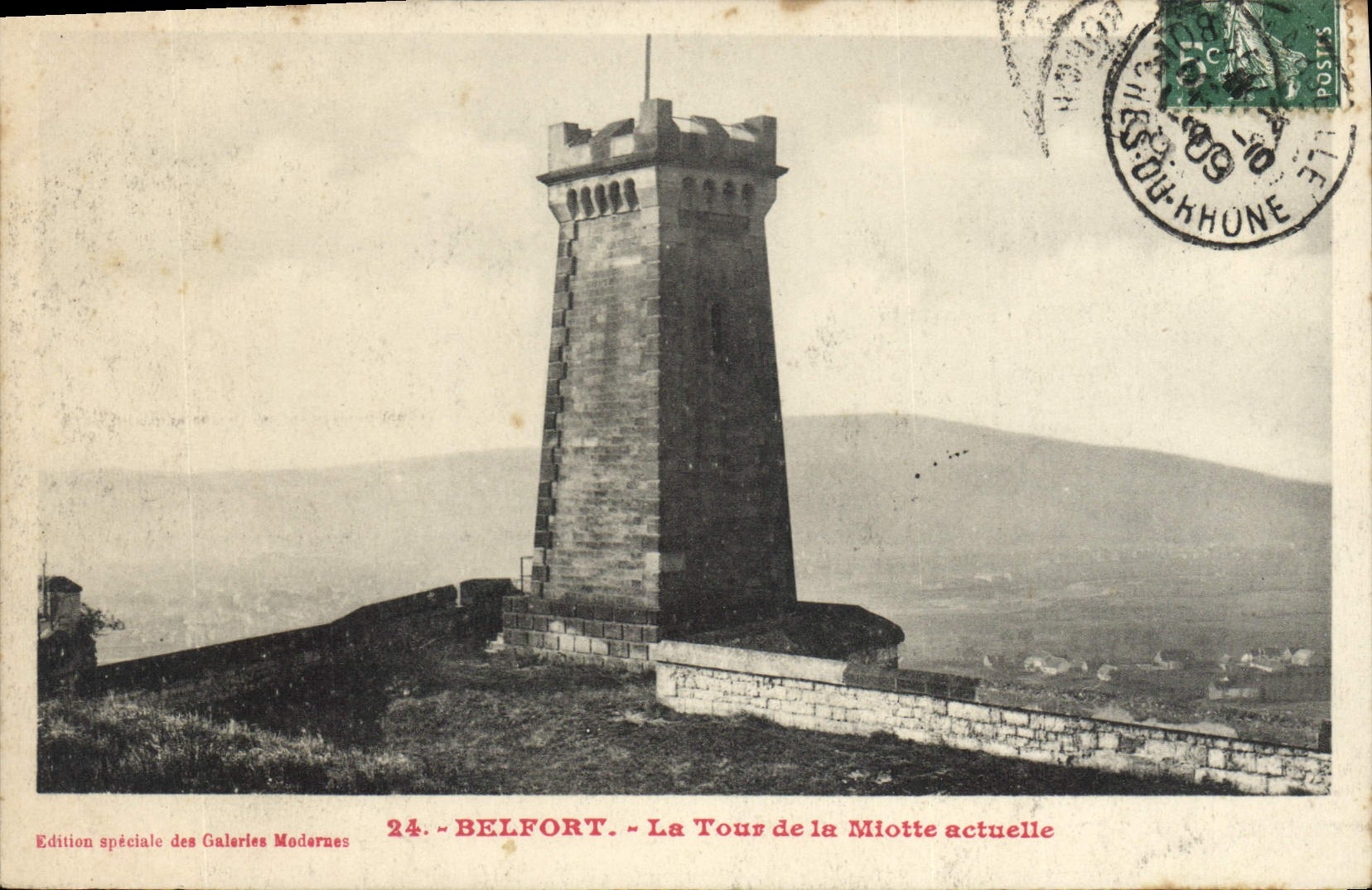 CPA Belfort La Tour de la Miotte actuelle 
