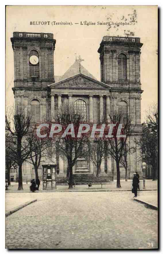 CPA Belfort Territoire L'Eglise Saint Christophe 