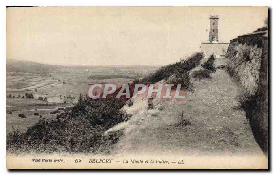 CPA Belfort La Miotte et la Vallee 