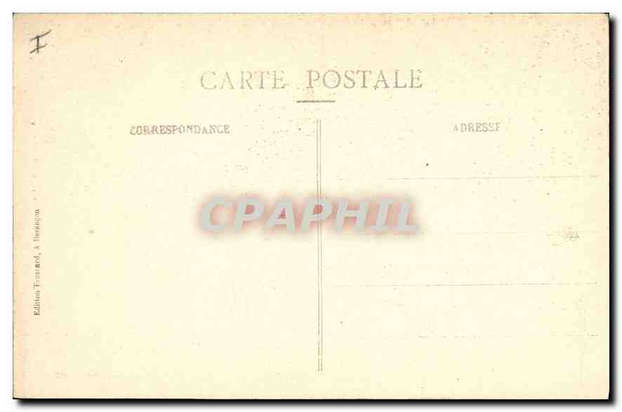 CPA Belfort Statue a Quand Meme  — Verso
