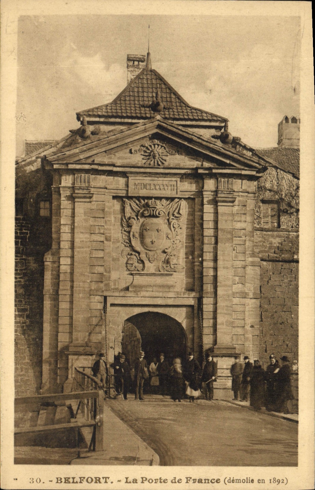 CPA Belfort La Porte de France 