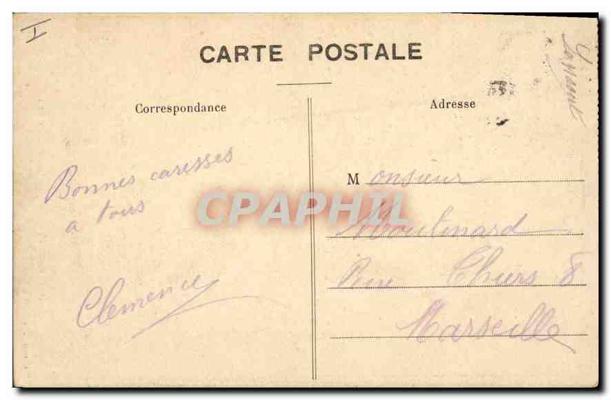 CPA Belfort La Porte de Brisach  — Verso