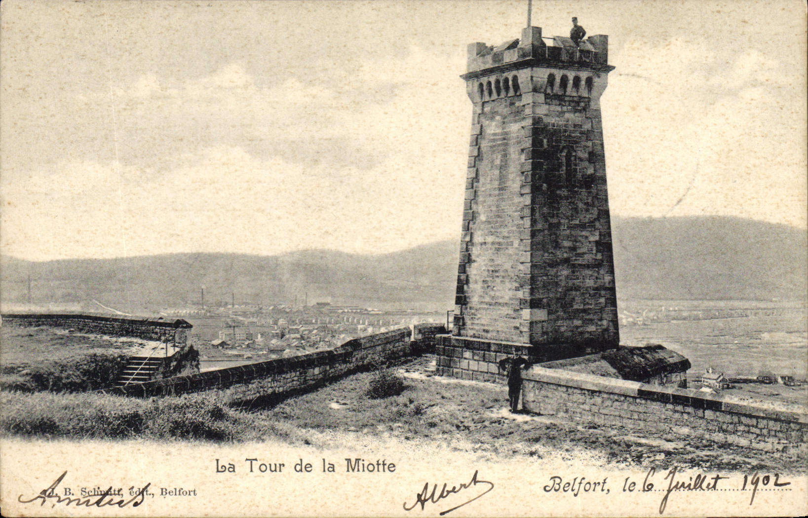 CPA La Tour de la Miotte Belfort 