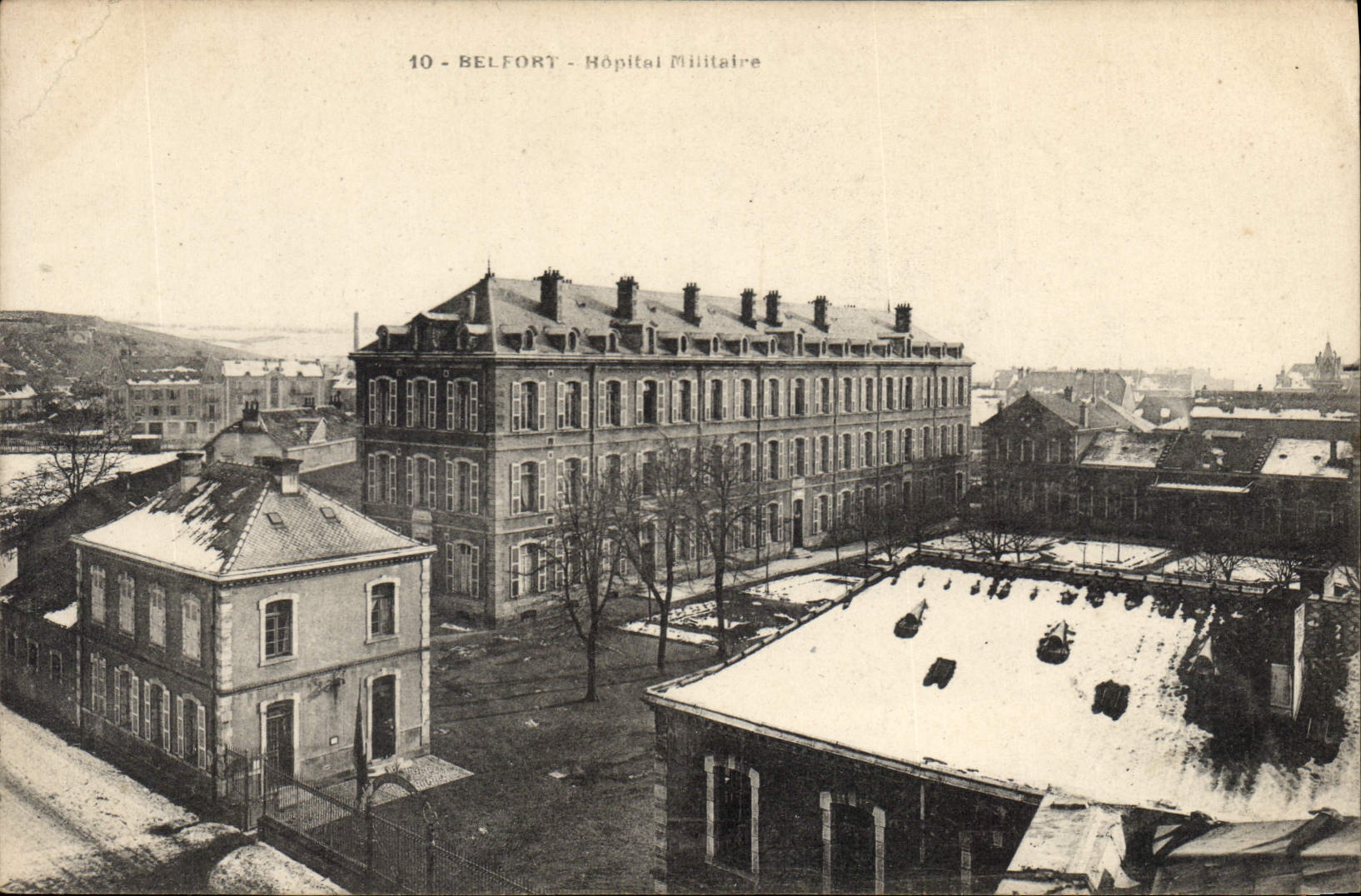 CPA Belfort Hopital Militaire 