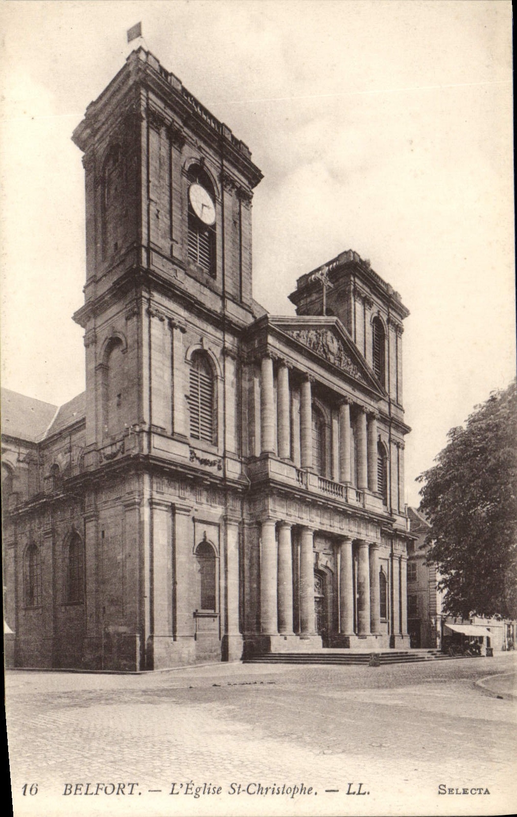CPA Belfort L'Eglise St Christophe 