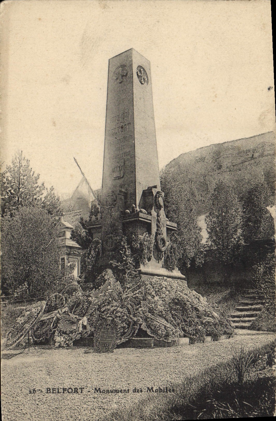 CPA Belfort Monument des Mobiles 