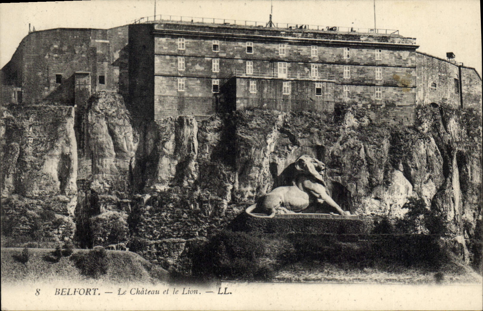 Belfort — Le Château et le Lion — LL.