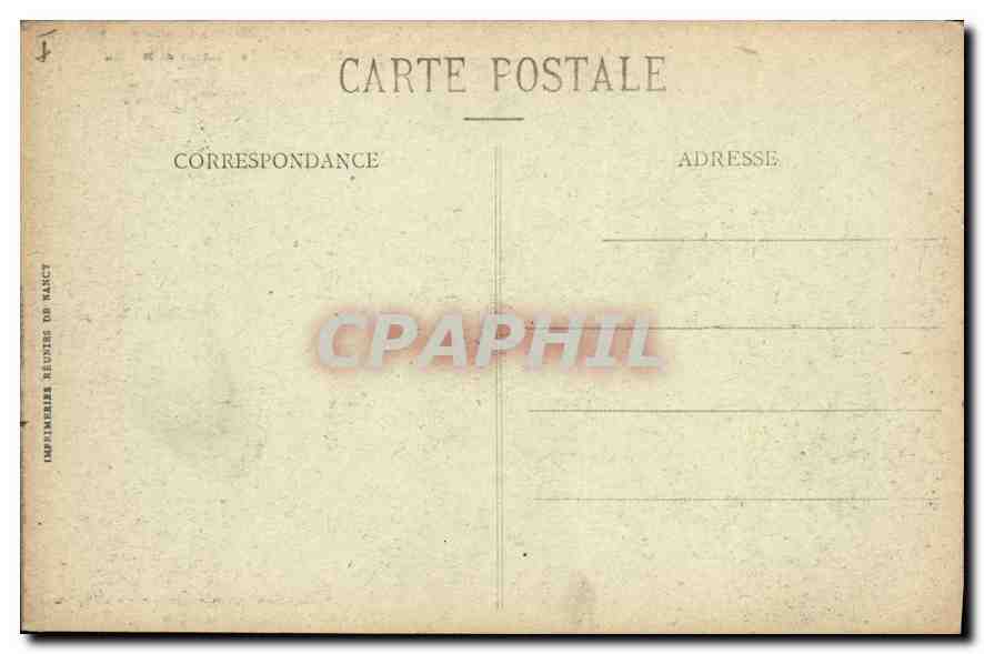 CPA Belfort Le Chateau et le Lion  — Rückseite