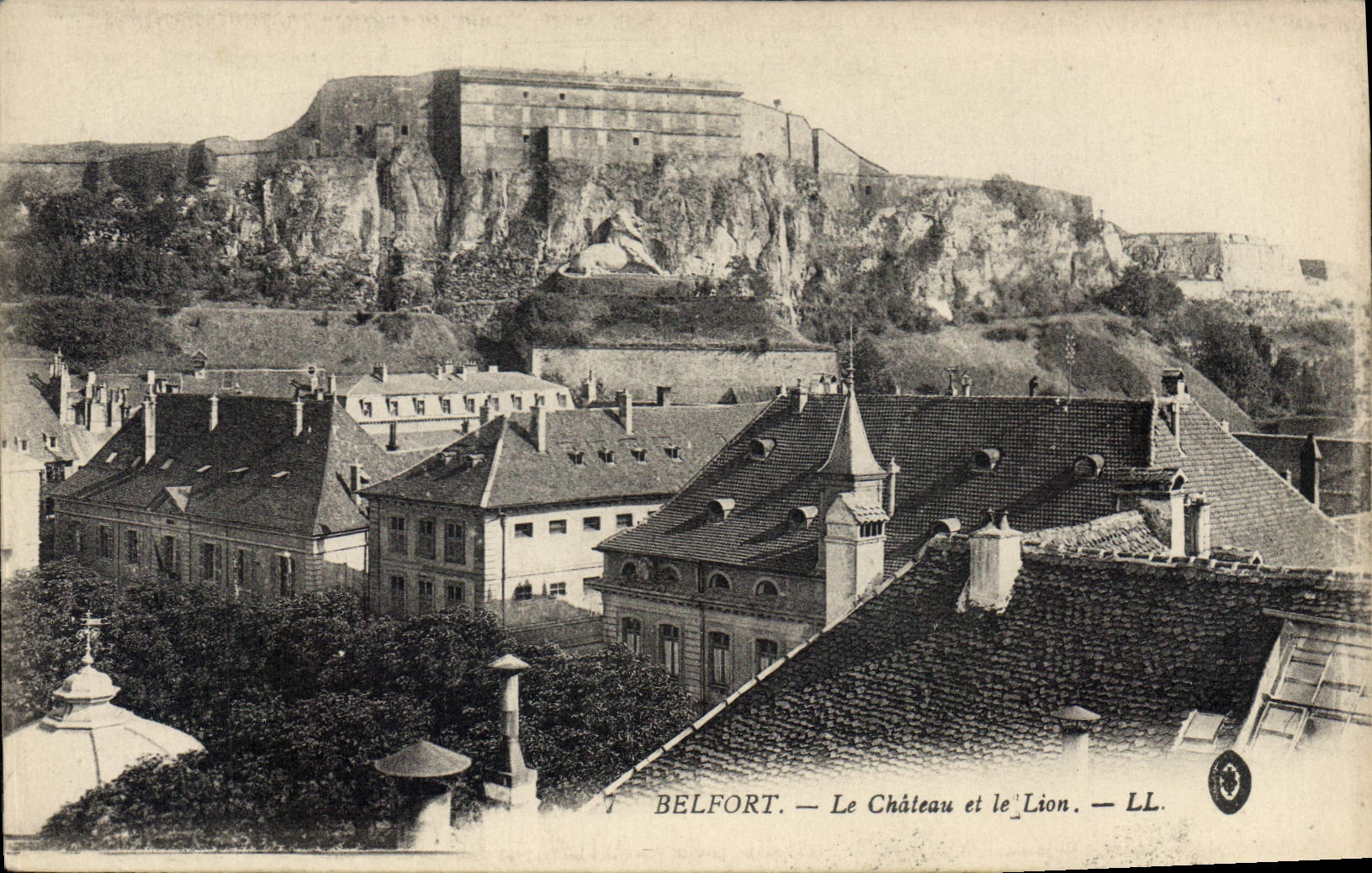 Belfort — Le Château et le Lion — LL.