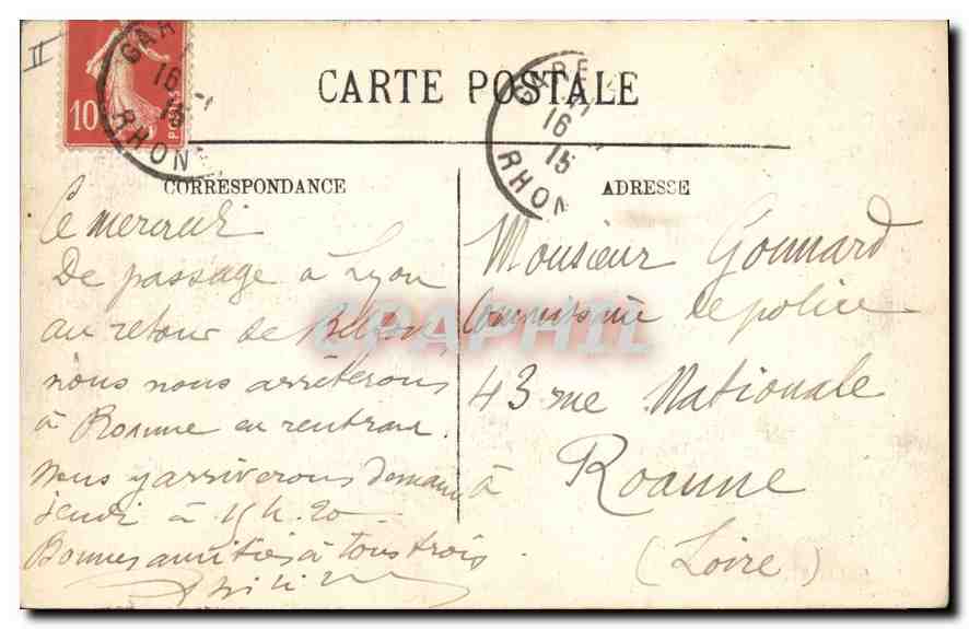 Belfort — Place de la République — LL. — Verso