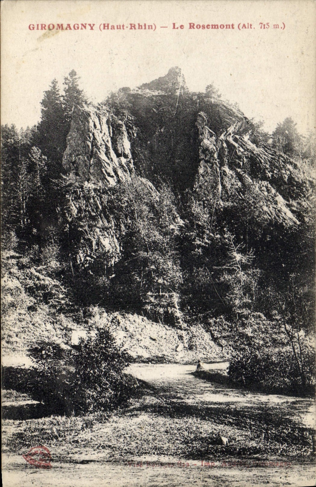 CPA Giromagny Haut Rhin Le Rosemont 