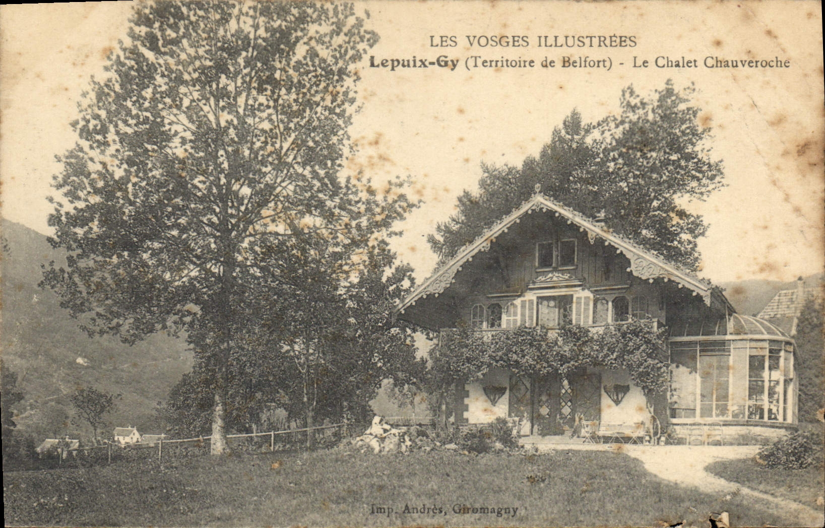 CPA Lepuix Gy Territoire de Belfort Le Chalet Chauveroche 