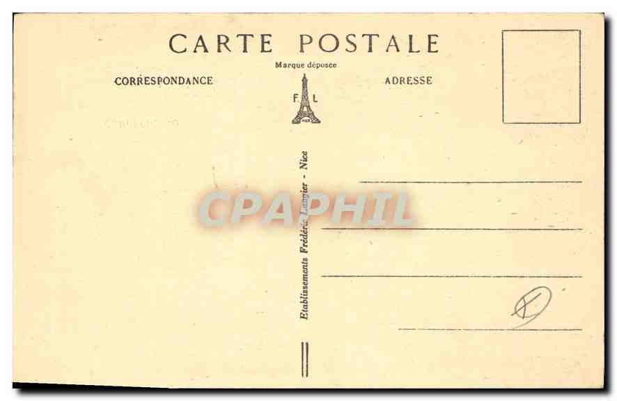 CPA Cariatides — Rückseite