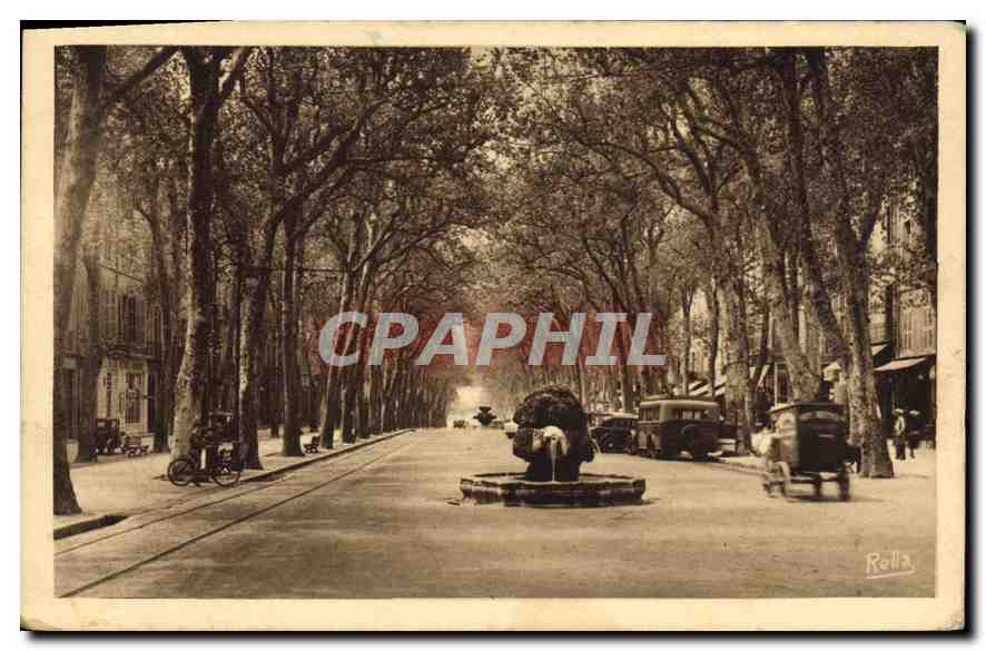 Aix-en-Provence — Le Cours Mirabeau — éditeur Rolla, n° de série non visible