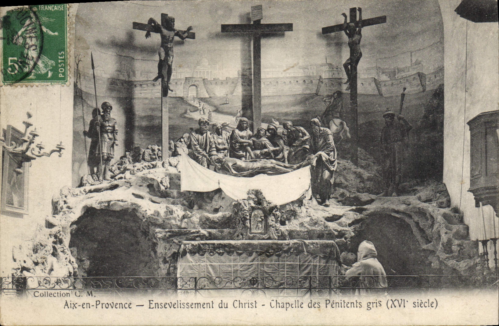 Aix-en-Provence — Ensevelissement du Christ — Chapelle des Pénitents gris (XVIe siècle)