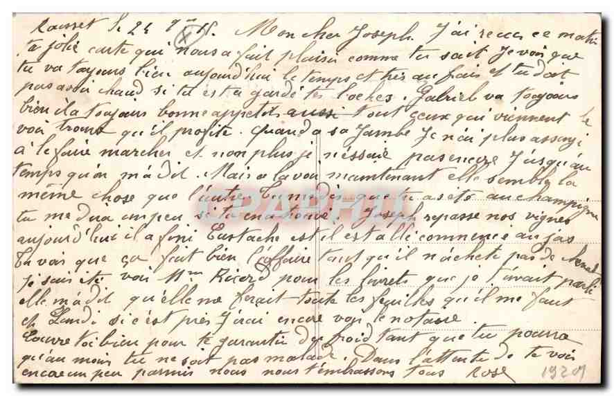 CPA Aix en Provence La Grande Fontarne  — Rückseite