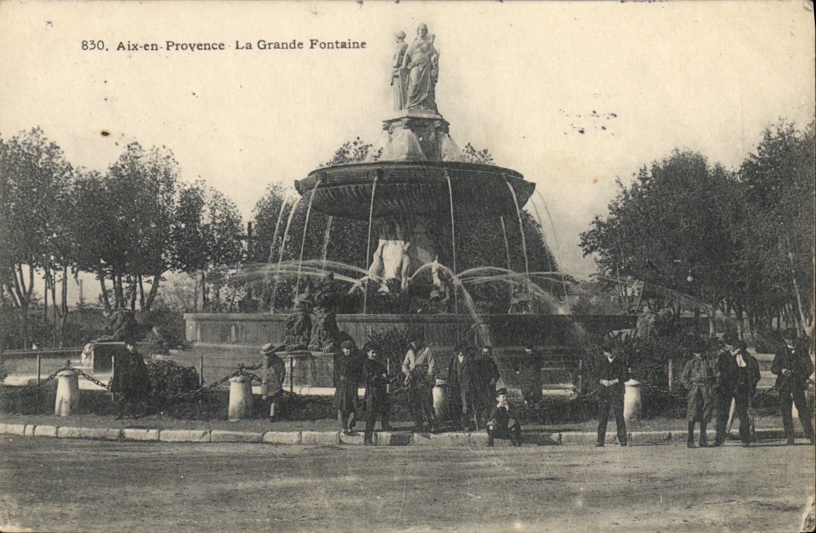 Aix-en-Provence — Die Grande Fontaine — Verlag Aix-en-Provence, n° 830