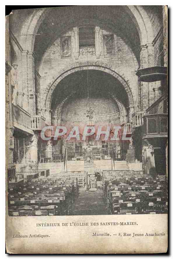 Interior of the Church of the Saintes-Maries — Marseille — Artist Publishers