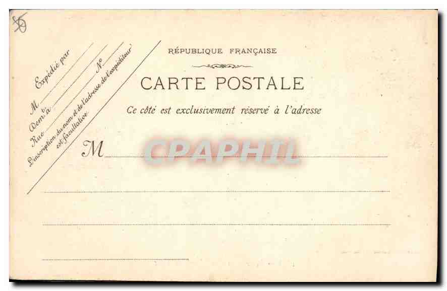 CPA Arles La Chapelle de la Tour  — Verso