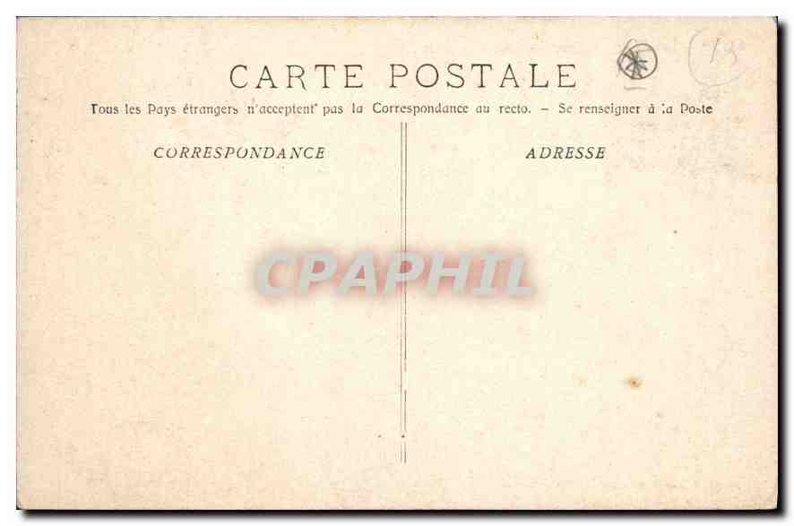 CPA Les Baux Maison Romaine et la Tour Sarrasine  — Verso
