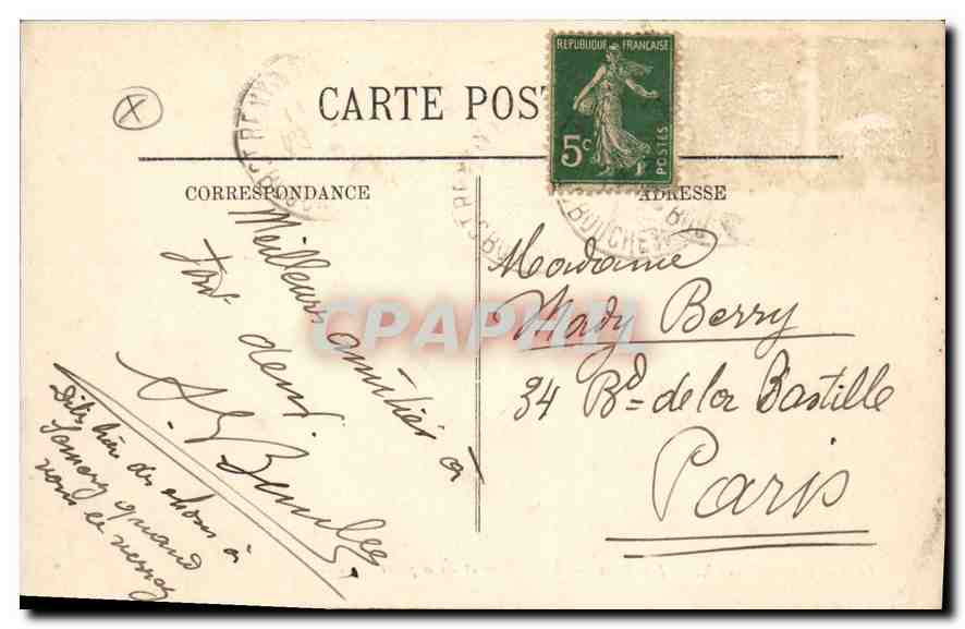 Les Baux — Le Château et les Alpilles — LL — Verso