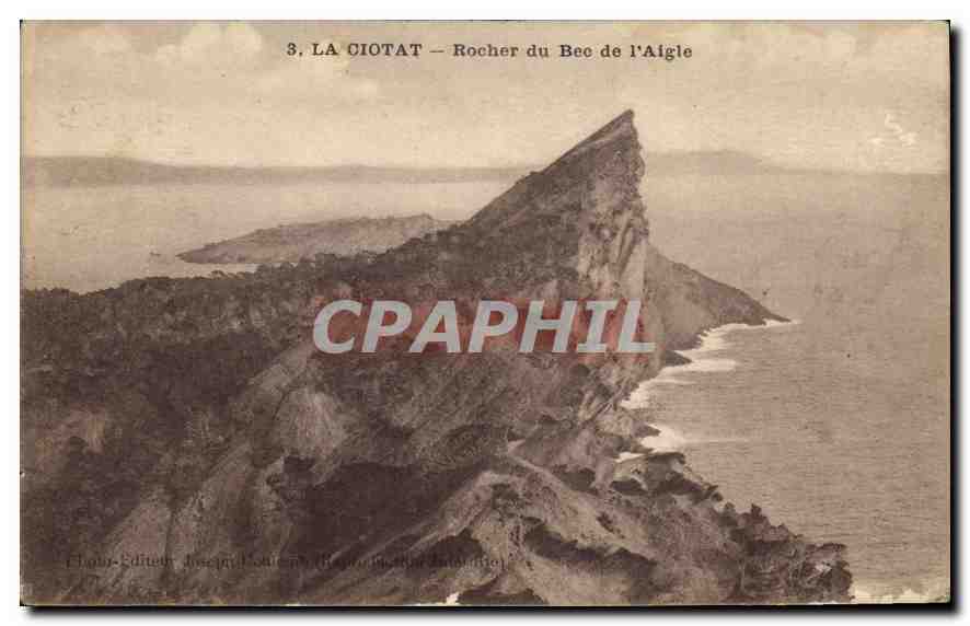 CPA La Ciotat Rocher du Bec de l'Aigle 