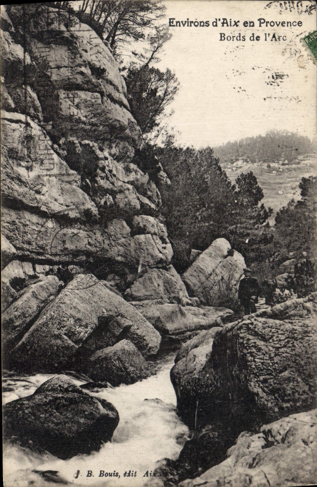 Bords de l'Arc — Environ d'Aix en Provence — J. B. Bouis, édit Aix
