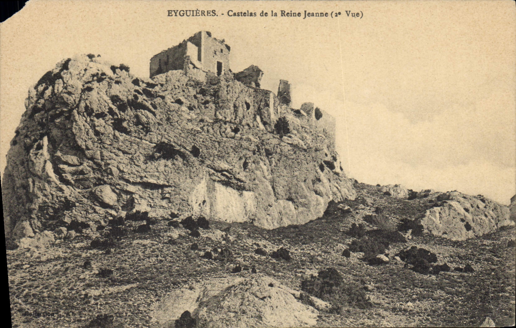 CPA Eyguieres Castelas de la Reine Jeanne 