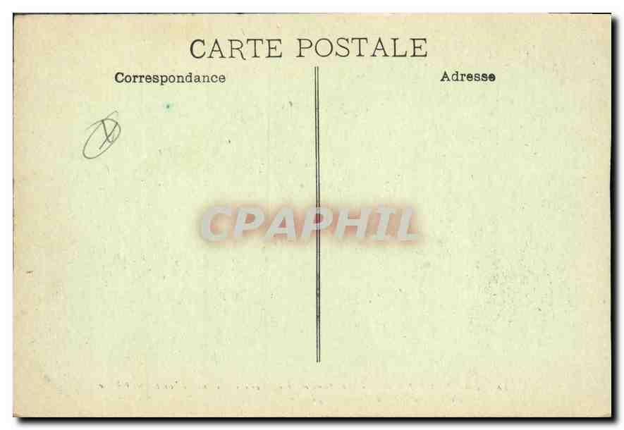 CPA Tarascon Le Chateau du Ros Rene  — Back