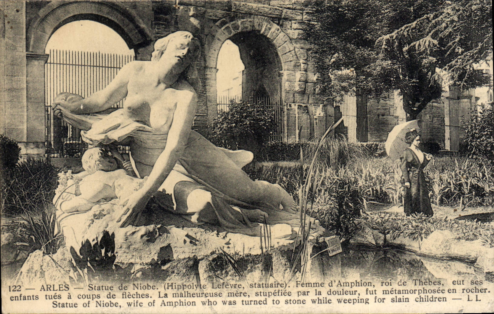 Statue der Niobe — Arles — Hippolyte Lefevre, Bildhauer — n°122