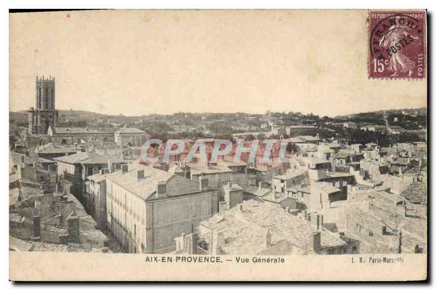 CPA Aix en Provence Vue generale 