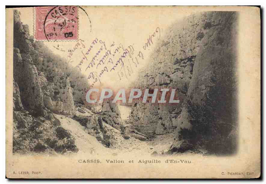 CPA Cassis Vallon et Aiguille d'En Vau 